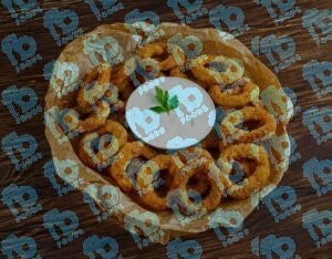 Crispy Battered Onion Rings x 1kg
