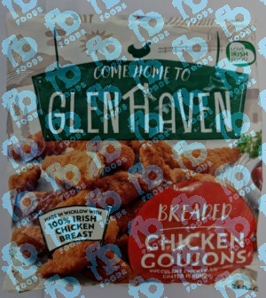 Glenhaven' Breaded Chicken Breast Goujons x 360gr