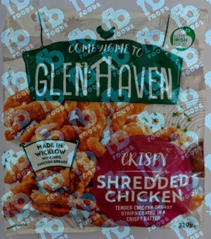 Glenhaven' Shredded Chicken Fillets x 320gr