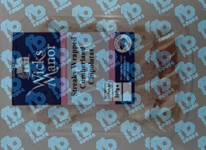 Chipolata Sausages wrapped in streaky bacon x 280gr